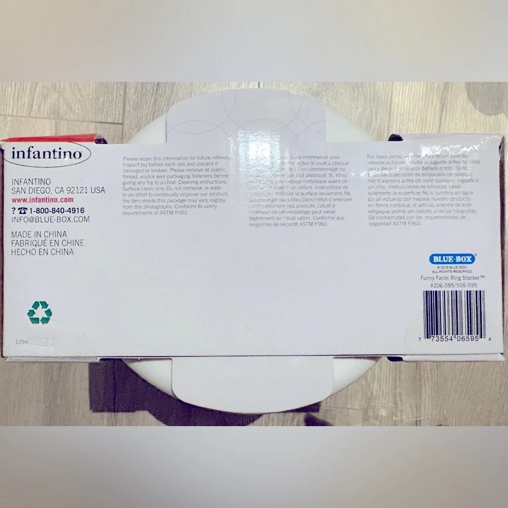 Infantino Colorful Stacking Rings Toy - Picture 6 of 8